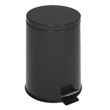 thumbnail of PROREGAL Robuster Tretabfallsammler mit Fußpedal & Inneneimer mit Griff | 12 Liter, HxBxT 40x25x25cm | Verzinkter Stahl | Anthrazit | Mülleimer