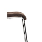 thumbnail of Barhocker Hover Stoff 4-Fuß Gestell braun/chrom