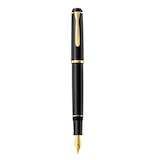 thumbnail of Pelikan Classic 200, Schwarz, Gold, Kartuschenfüllsystem, Medium, Beidhändig, Deutschland, 1 Stück(e)