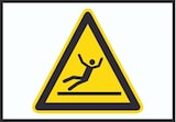 thumbnail of Achtung Rutschgefahr Symbol A0 (841x1189mm) Schild