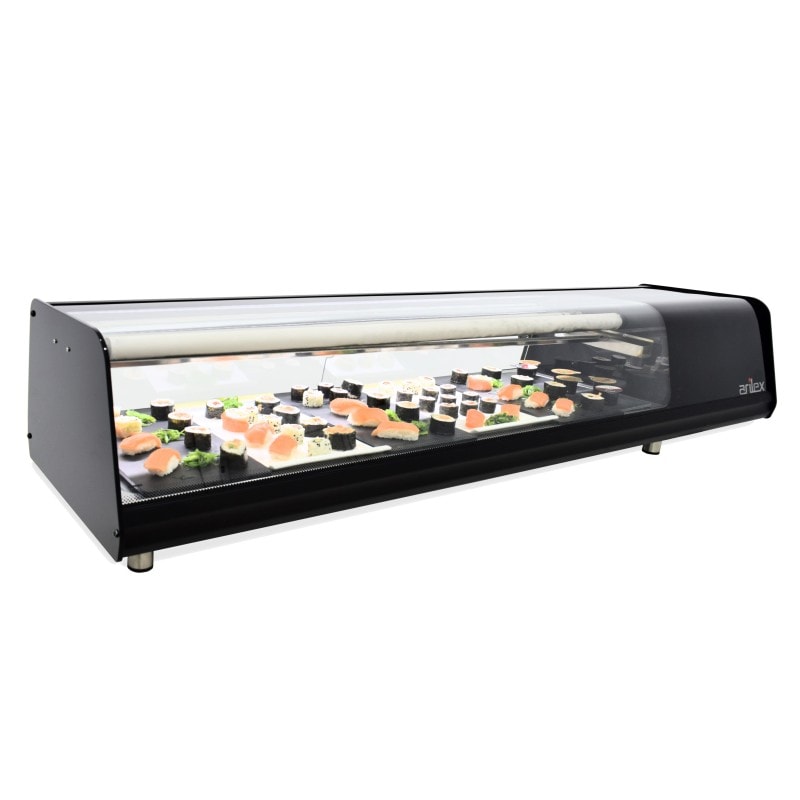 Vitrina refrigerada de SUSHI PLACA LISA capacidad 8 bandejas GN1/3 8VTL VISION SUSHI de Arilex