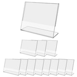 thumbnail of Danieli Store | Expositor de Mesa en metacrilato‎ | Porta Precios Inclinado, Visible de una Cara en Forma de L (9x7 cm - 12 Uds.)