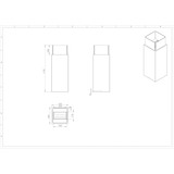 thumbnail of Lareira de piso a bioetanol para interior e exterior Ischia Branco 40x40x115