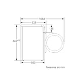 thumbnail of BOSCH lave-linge frontal 60cm 9kg 1400 - 0 tr/min WAN2827ZFR