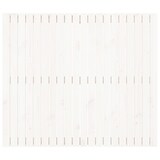 thumbnail of Décoshop26 - Tête de lit accessoire couchage chambre à coucher meuble murale 127,5 x 3 x 110 cm bois massif blanc TDL0202731