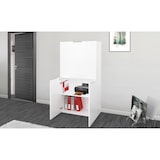 thumbnail of Web Furniture DALIA Scrivania Dritta Melaminico   Bianco Laccato