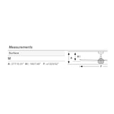 thumbnail of Faro Barcelona - Punt M LED-Deckenventilator Weiß/Weiß - Leiser Gleichstrommotor, mit dimmbarer LED-Beleuchtung, Fernbedienung