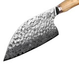 thumbnail of Zayiko Minami Damast Kochmesser Chai Dao 20 cm Klinge Olivenholzgriff I Holzbox