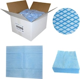 thumbnail of NOWOLIN® blau-weiß, Universaltücher, 50 % Viskose, 50 % Polyester, ca. 30x34 cm, 20 Folienpacks a 50 Tücher = 1.000 Tücher im Karton