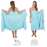 thumbnail of Betz 6 Stück Badetücher Palermo Größe 100 x 200 cm Farbe Türkis