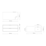 thumbnail of AQA Design Composizione da bagno in MDF vasca DX 4 pezzi SOLMIRA verde salvia L.121 P.46,5 H.190 MPSO41-SAL