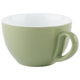 thumbnail of APS set van 6 cappuccinokopjes in groen Ø 10.5 cm, H: 6.5 cm, 300 ml