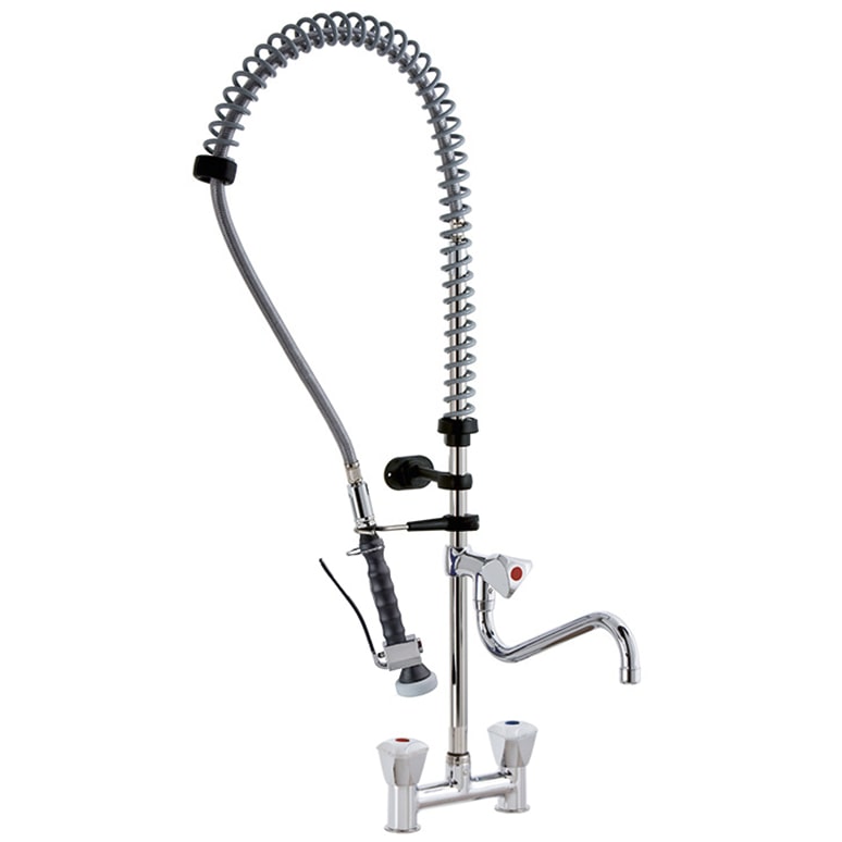 STYL Knebel-Geschirrwaschbrause mit Schwenkhahn und Brausekopf NEW