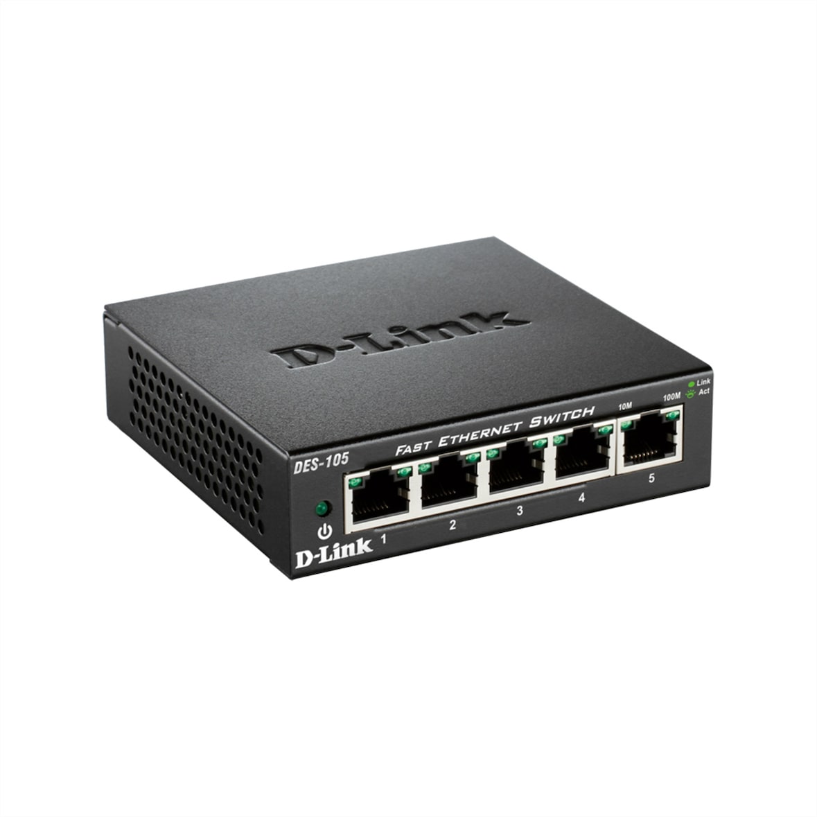 D-Link DES-105 5-Port Fast Ethernet Unmanaged Desktop Switch