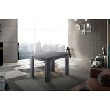 thumbnail of Dmora Tavolo allungabile Otto, Consolle ausiliare da cucina, Tavolo allungabile, 100% Made in Italy, cm 90x90h75, Ardesia