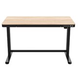 thumbnail of Elektrisch verstelbaar bureau / thuiswerkplek - 120x60 cm - Whitewash eiken - Zwart