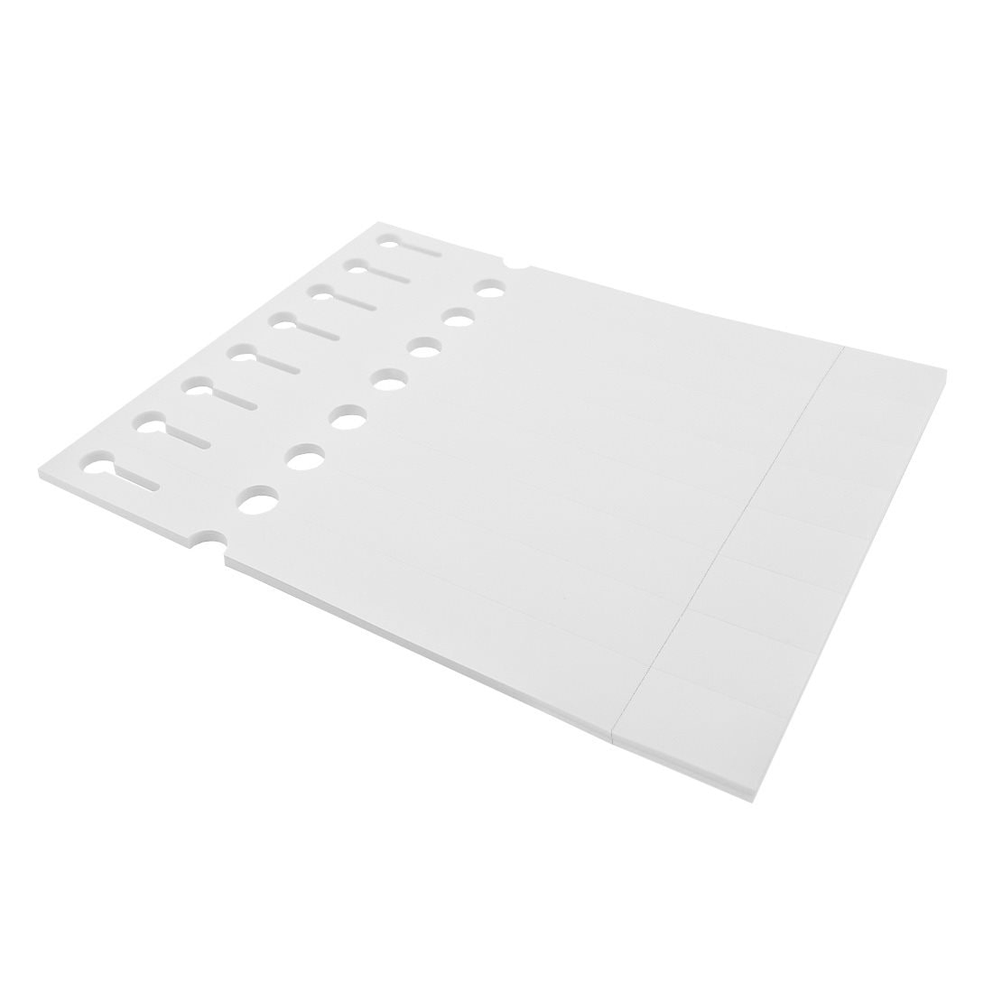 CombiCraft Schlaufenetiketten Laserdrucker, 250x25 mm, mit Abrissstreifen - 1000 Stück