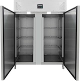 thumbnail of Congelador profesional de 2 puertas, acero inoxidable, refrigeración por aire, GN2/1, 210 x 148 x 83cm , con cerradura, 1300L, EASYLINE 10004 Vaiotec