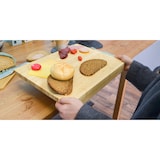 thumbnail of 2 cm Dik: Houten Snijplank met Stoprand - 44x34 Massief - Bamboe Keukenplank Trancheerplank Hout