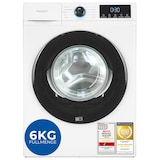 thumbnail of Exquisit WA6312-371A Waschmaschine, 6 kg, 1200 U/min, kompakt, Energieeffizienzklasse A, weiss