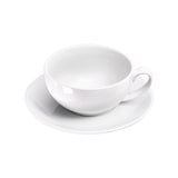 thumbnail of Stalgast, Tea for one-Set, 3-tlg.; Teekanne mit Tasse und Untertasse, reinweißes Hotelporzellan, Serie Isabell, 350 ml
