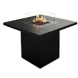 thumbnail of Estufa exterior a gas en mesa cuadrada con funda protectora Square Table Planika