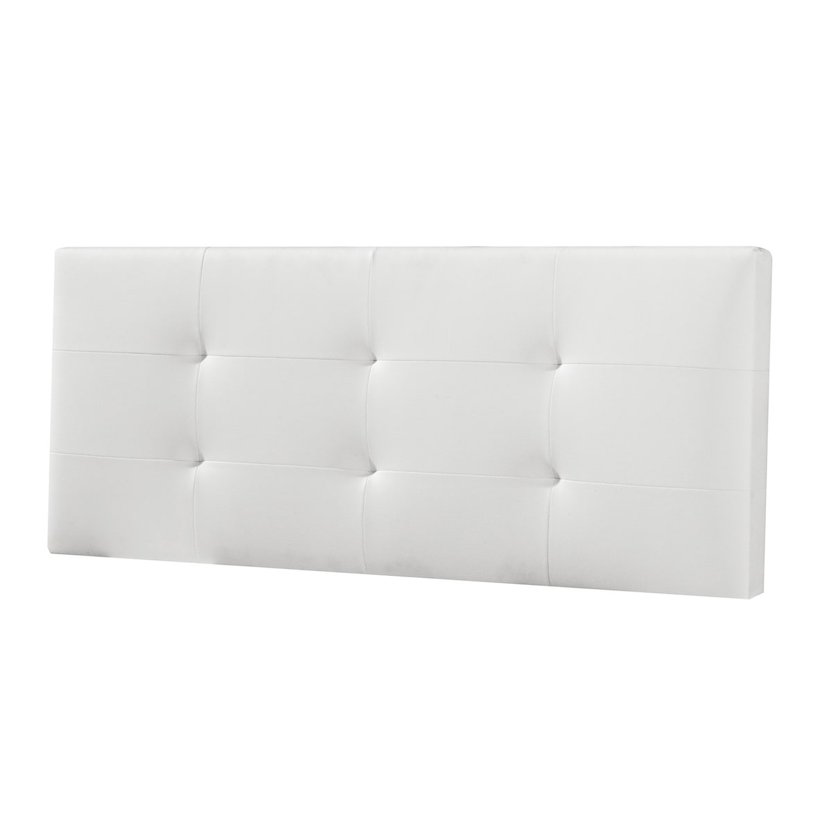 Tête de lit Carla 140x60 cm Blanc, rembourrée de Mousse