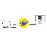 thumbnail of ROLINE USB Typ C - DisplayPort Adapterkabel, v1.4, ST/ST, 1 m