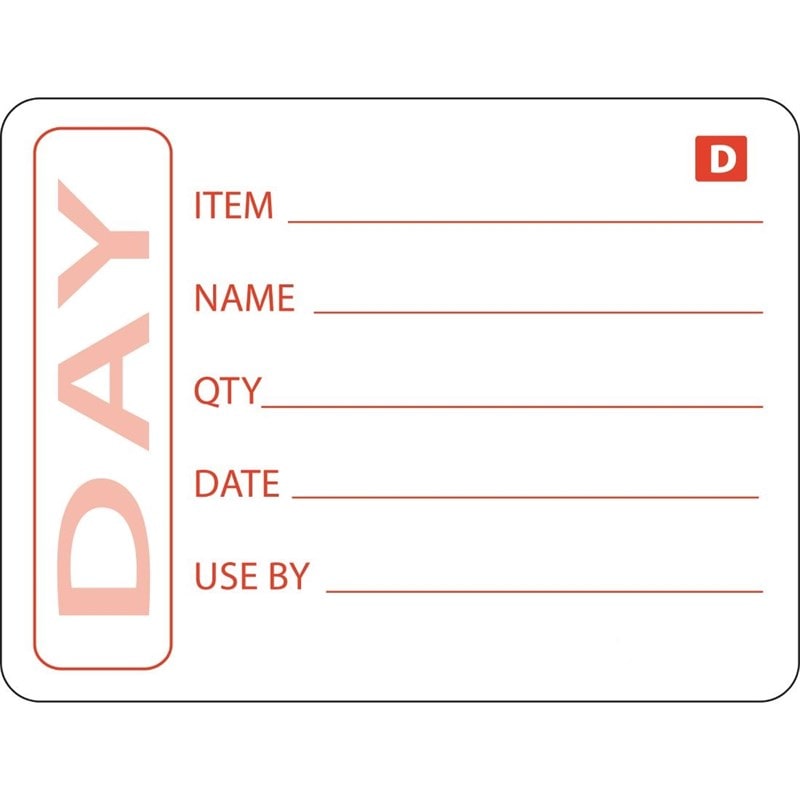 Vogue auflösbare Etiketten für Zubereitetes