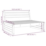 thumbnail of vidaXL Tuinmiddenbank 120x80 cm massief douglashout