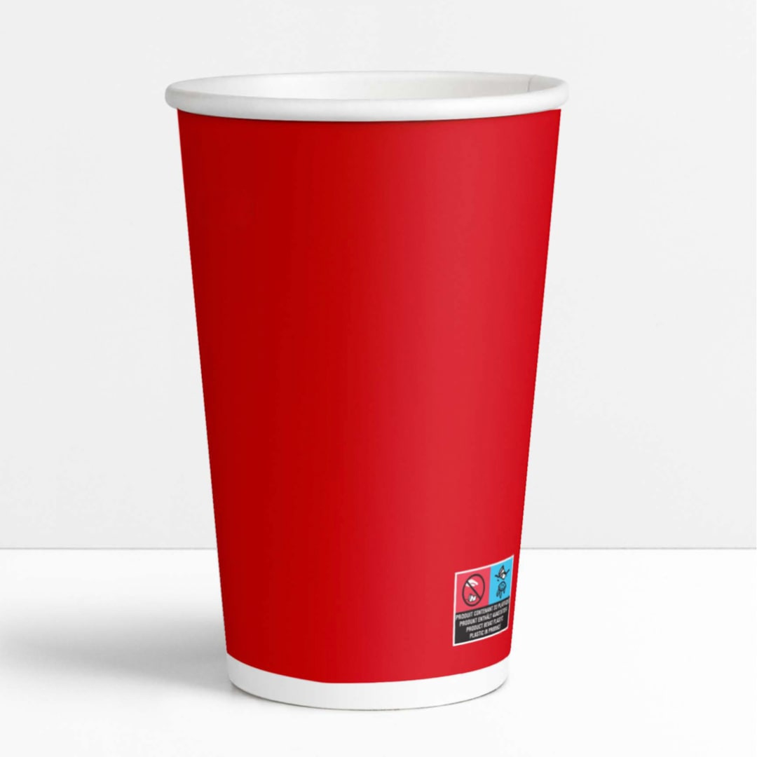 Red Card Cup 47 cl / 16 oz (50 Stück)