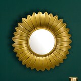 thumbnail of Wandspiegel FineBuy Flurspiegel Blume Metall 60 cm Spiegel Flur Hängespiegel