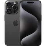 thumbnail of Apple iPhone 15 Pro 5G 8GB RAM 128GB Dual Sim Schwarz Titan DE