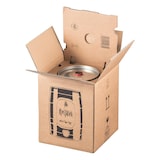 thumbnail of 10x Versandkarton für Bierfass Partyfässer 5 Liter 228x227x271mm inkl. Fixiereinlagen braun