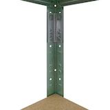 thumbnail of shelfplaza HOME Schwerlastregal 180x30x30 cm in grün mit 5 Böden und 175 kg Traglast pro Boden