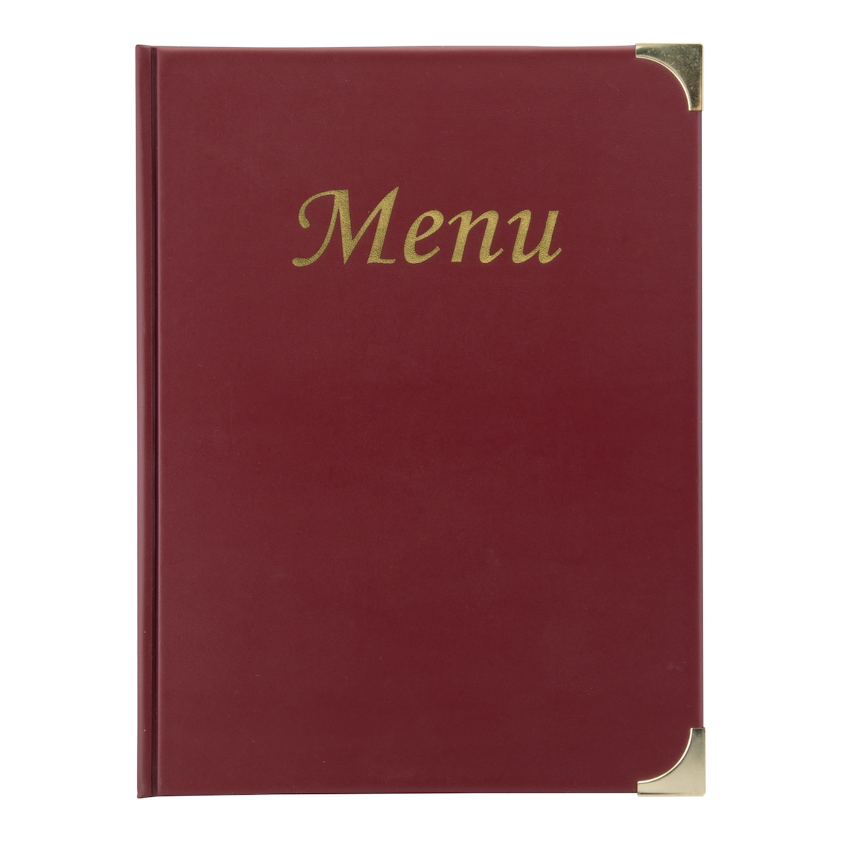 Securit® Menumap A4 "Basic" - Bordeaux - 4 zijden