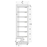 thumbnail of Lagertiefkühlschrank - 400 Liter -  Weiß - mit 1 Tür