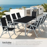 thumbnail of tectake Salon de jardin aluminium 8 places - argent - 402165