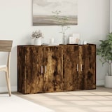 thumbnail of vidaXL Sideboards 2 Stk. Räuchereiche 60x31x70 cm Holzwerkstoff