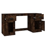 thumbnail of Bureau avec armoire chêne fumé bois d'ingénierie Modèle Atlas Office Pro Max