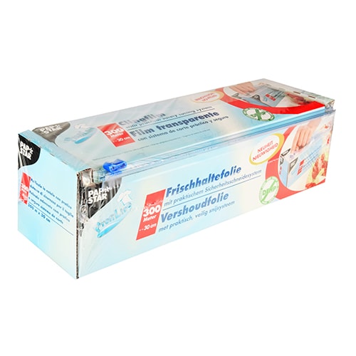 Starpak Frischhaltefolie, PVC 300 m x 30 cm mit praktischem Schneidesystem