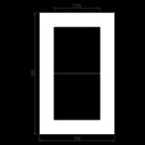 thumbnail of Jung Glasrahmen 2-fach sw LSP 982 GL SW LSP982GLSW