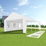 thumbnail of tectake Partytent Mammut 8x4m met plug-in systeem, stevig en waterafstotend - wit - 404972