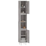 thumbnail of vidaXL Badschrank Grau Sonoma 30x30x190 cm Holzwerkstoff
