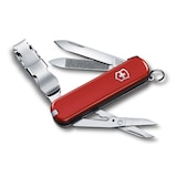 thumbnail of Victorinox Taschenmesser kleines Mehrzweck-Taschenmesser Nail Clip 580, rot, mit 8 Werkzeugen, 65 mm.