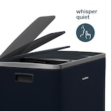 thumbnail of Les Collectors Pattumiera a pedale per differenziata, Acciaio inox spazzolato, 54 L, 3 scomparti 18L, Secchi estraibili, Chiusura silenziosa N°986