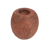 thumbnail of Bazar Bizar Bougeoir en terre cuite 13x13x12 cm rouille