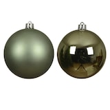 thumbnail of 4 Weihnachtskugeln 10cm Kunststoff klassisch & bruchsicher Christbaumkugeln Weihnachtsbaumkugeln Christbaumschmuck Weihnachtsbaumschmuck Rosmarin