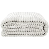 thumbnail of Kuscheldecke Jacquard Flanell - 130x170 cm - Hellgrau