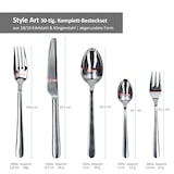 thumbnail of 60tlg. Justinus Style Art Komplett-Besteckset für 12 Personen - 630-310